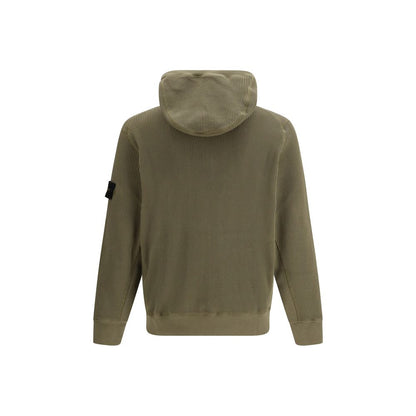 Stone Island Bicolor Cotton Sweatshirt