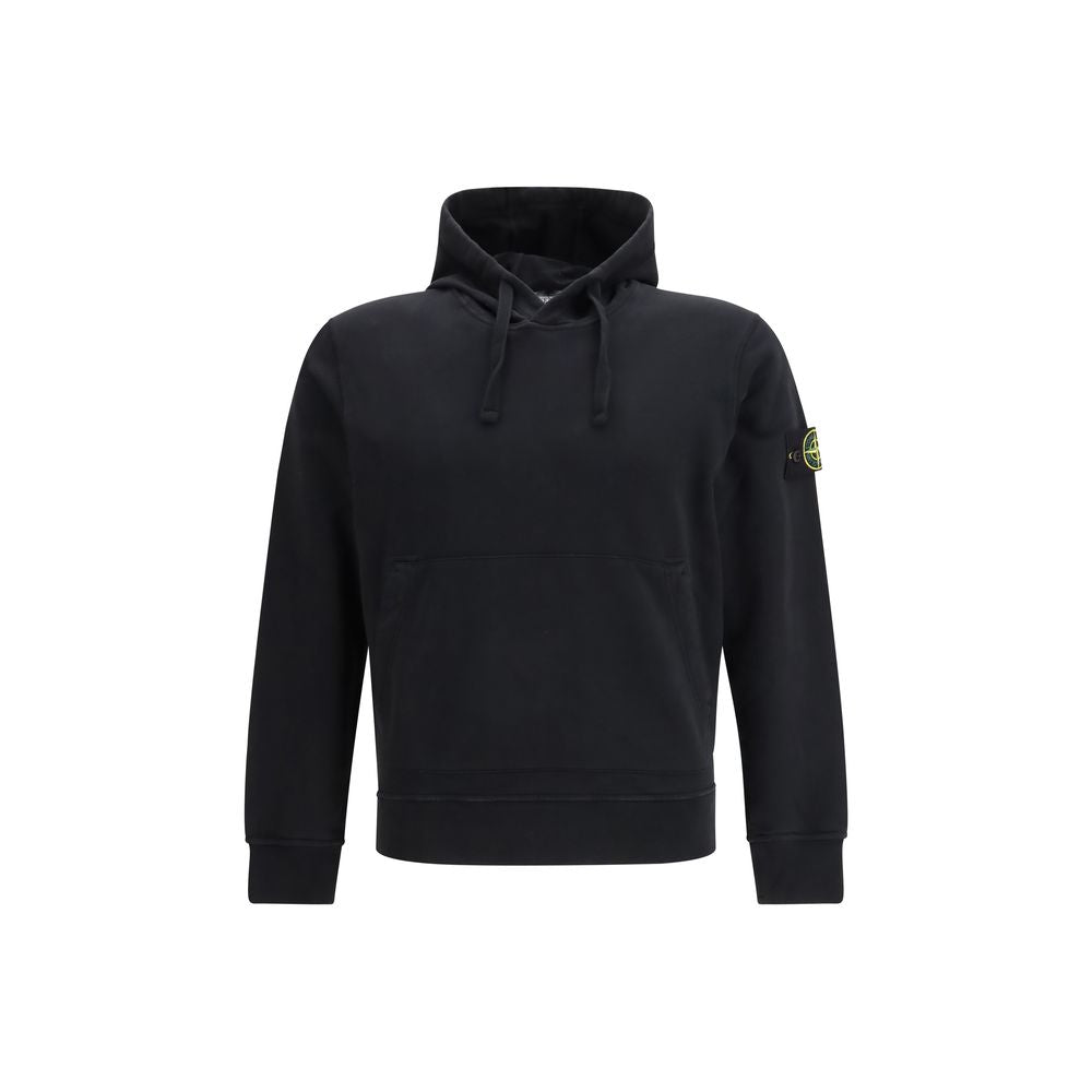 Stone Island Black Cotton Sweatshirt