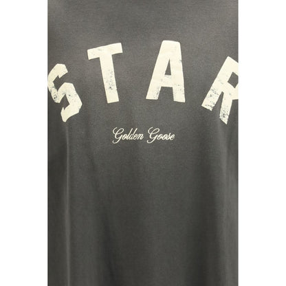 Golden Goose Gray Cotton T-Shirt