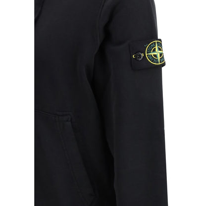 Stone Island Black Cotton Sweatshirt