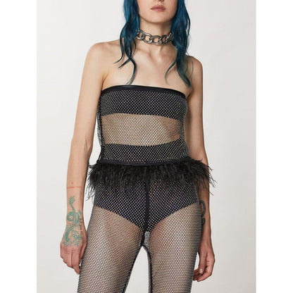 Patrizia Pepe Black Polyester Tank Tops