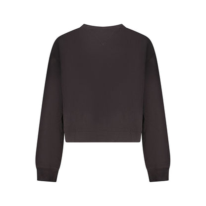 Tommy Hilfiger Black Cotton Women Sweatshirt