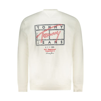 Tommy Hilfiger White Cotton Men's Sweatshirt