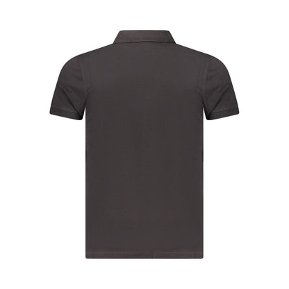 Tommy Hilfiger Black Cotton Men's Polo Shirt