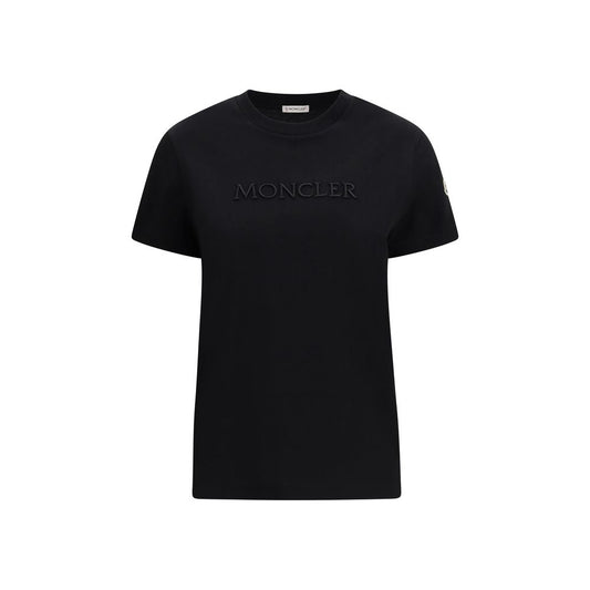 Moncler Black Cotton T-Shirt