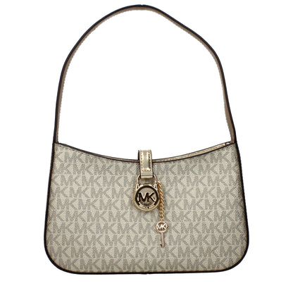 Michael Kors Gold Fabric Handbag