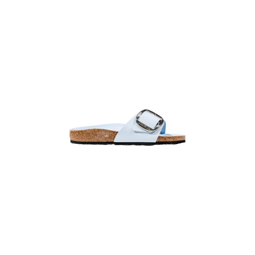 Birkenstock Blue Artificial Leather Flat Sandals