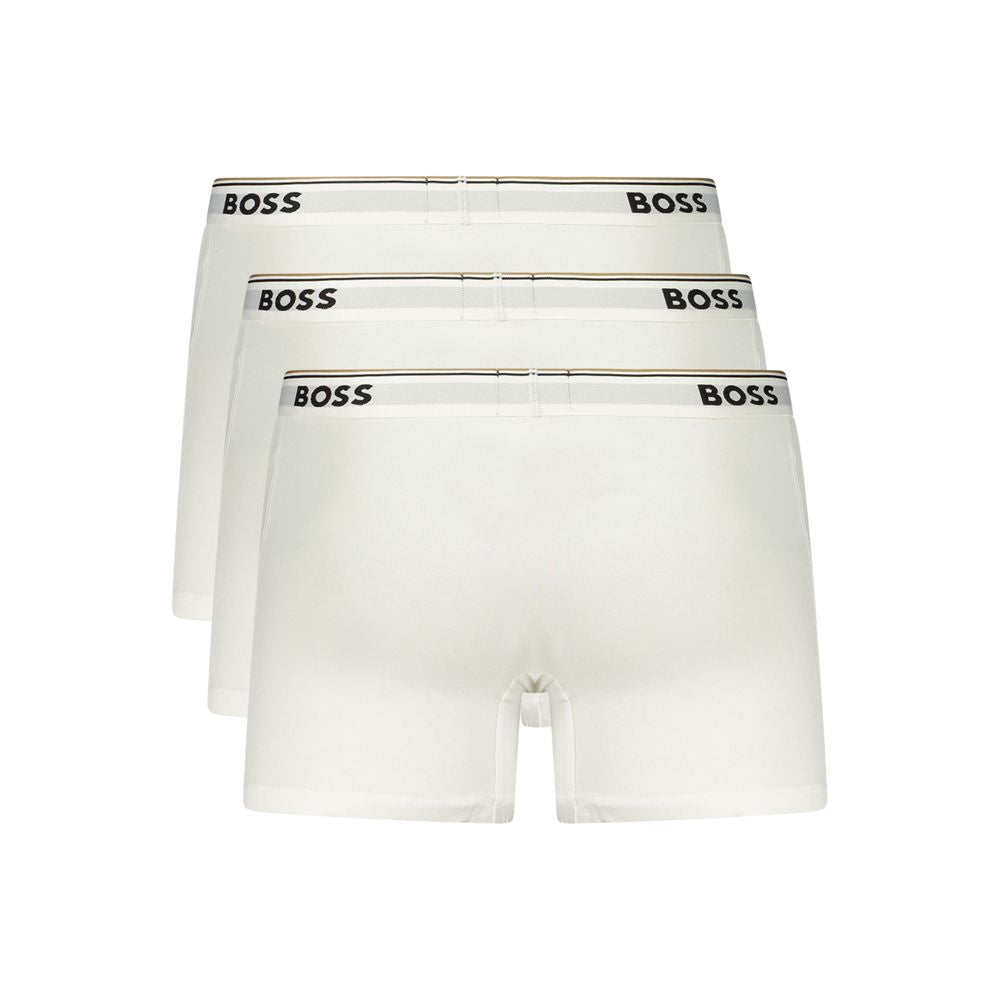Hugo Boss White Cotton Men's Brief