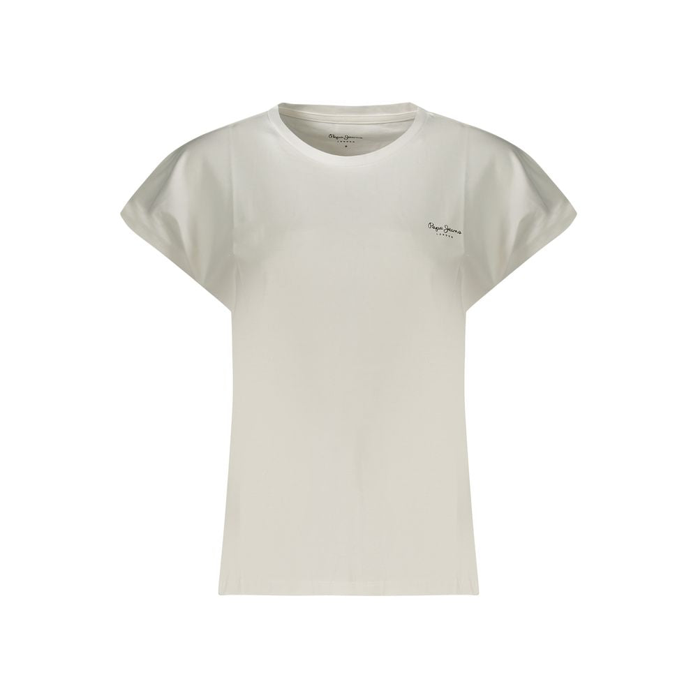 Pepe Jeans White Cotton Women's T-Shirt