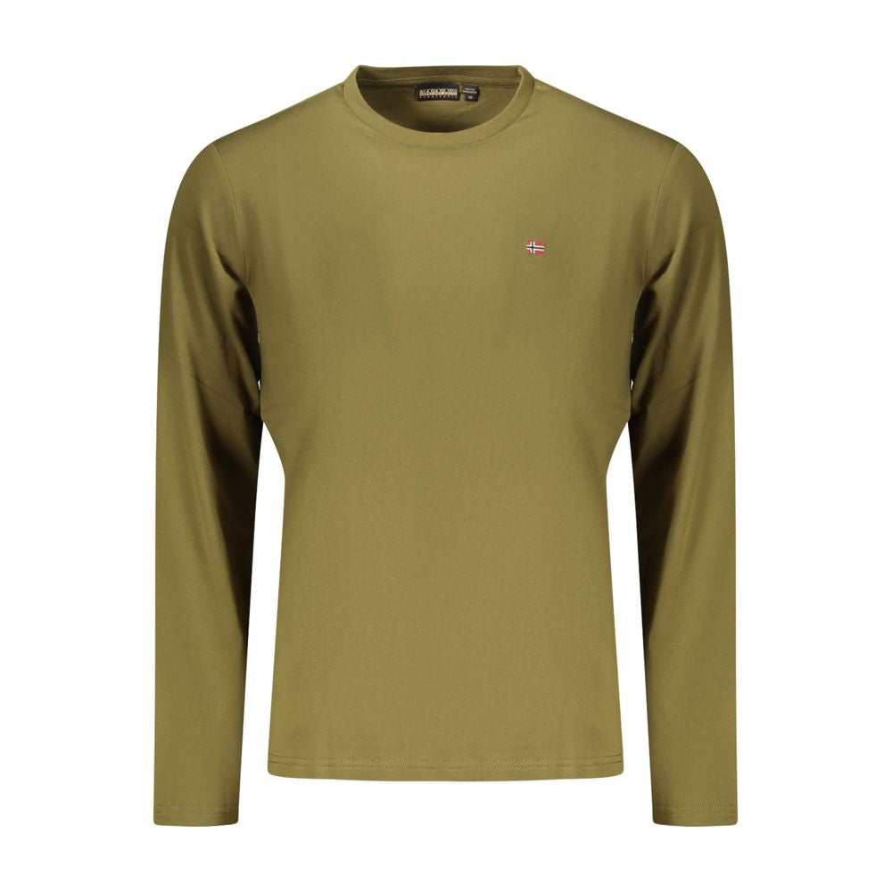 Napapijri Verde Cotton Male T-Shirt
