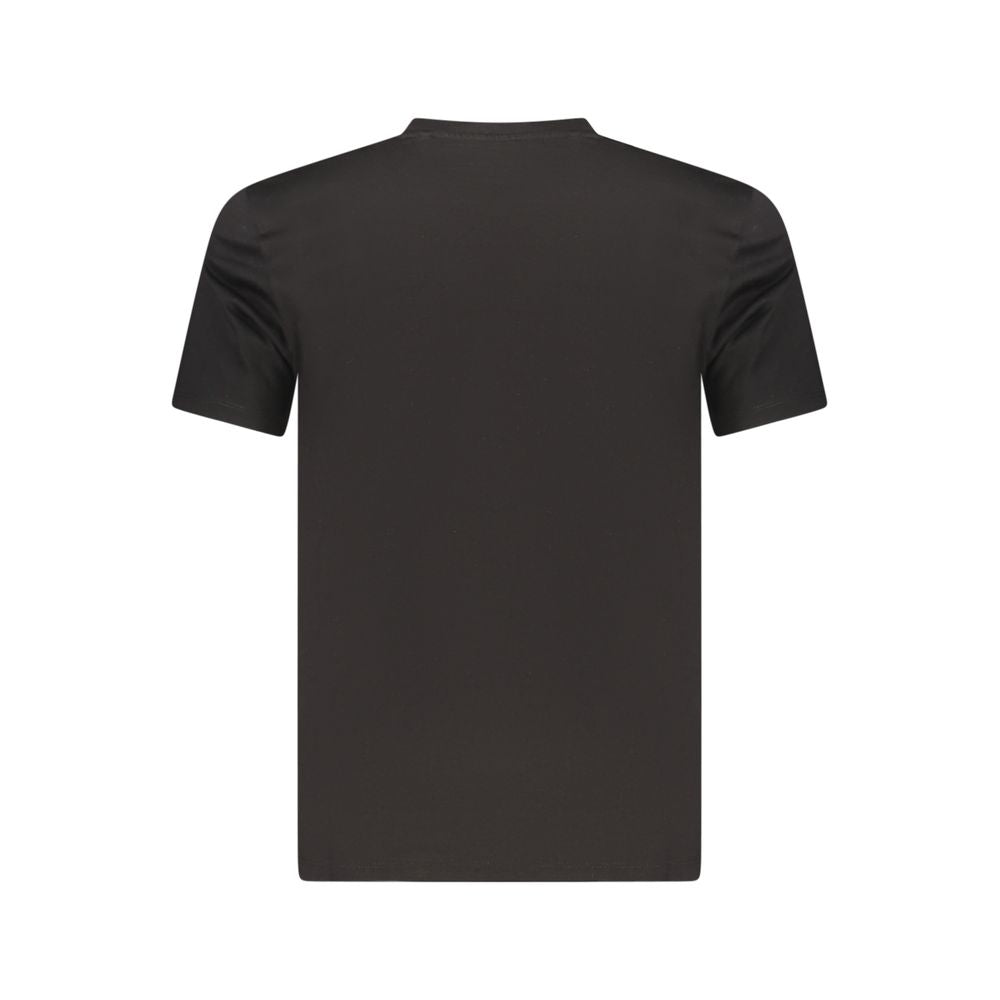 Guess Jeans Organic Cotton Embossed Logo T-Shirt – Black