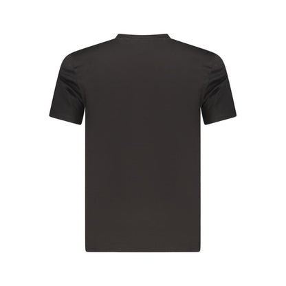 Guess Jeans Organic Cotton Embossed Logo T-Shirt – Black