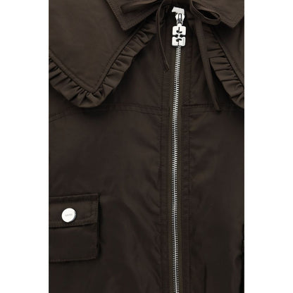 Ganni Bicolor Polyamide Bomber