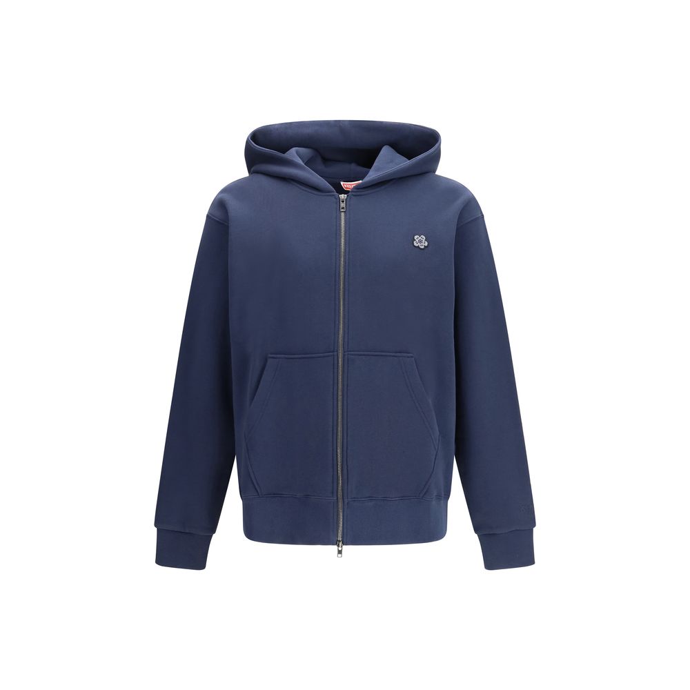 Kenzo Boke Flower Zip Hoodie – Blue