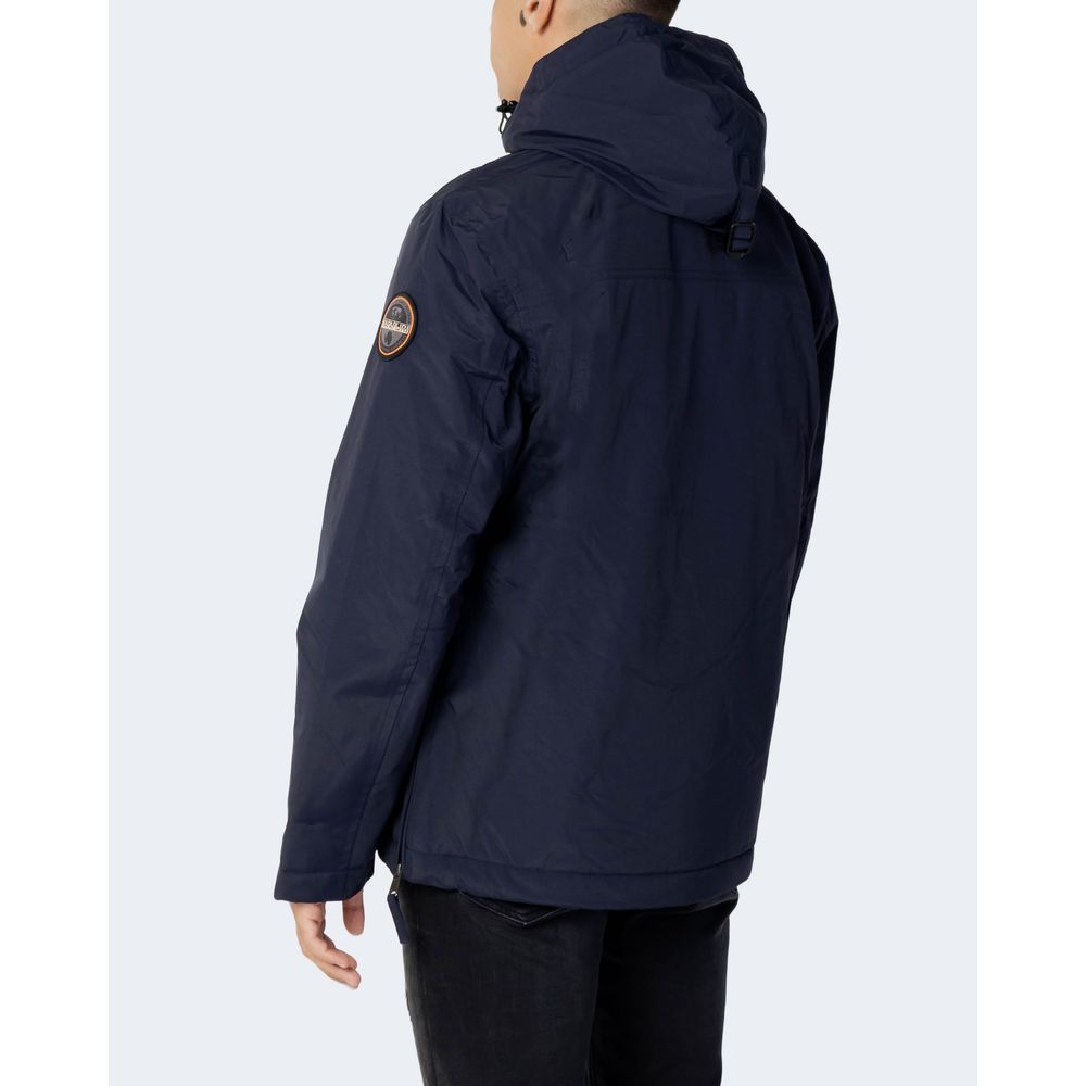 Blue Napapijri RAINFOREST POCKET 2 polyester shell jacket