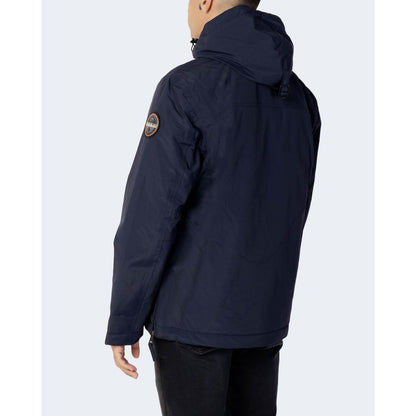 Blue Napapijri RAINFOREST POCKET 2 polyester shell jacket