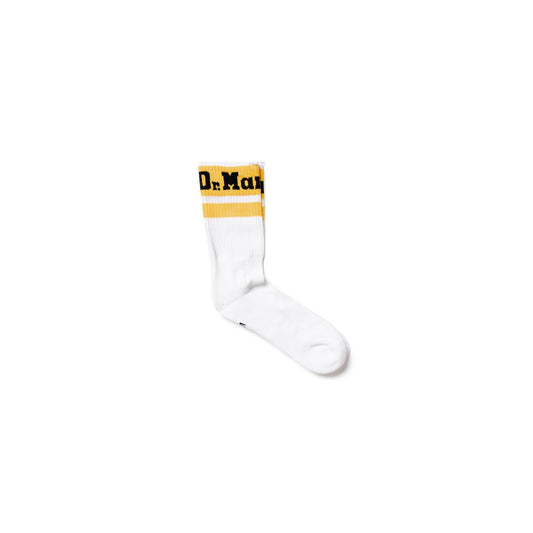 Dr. Martens White Polyester Socks
