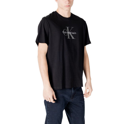 Calvin Klein Jeans Black Cotton T-Shirt