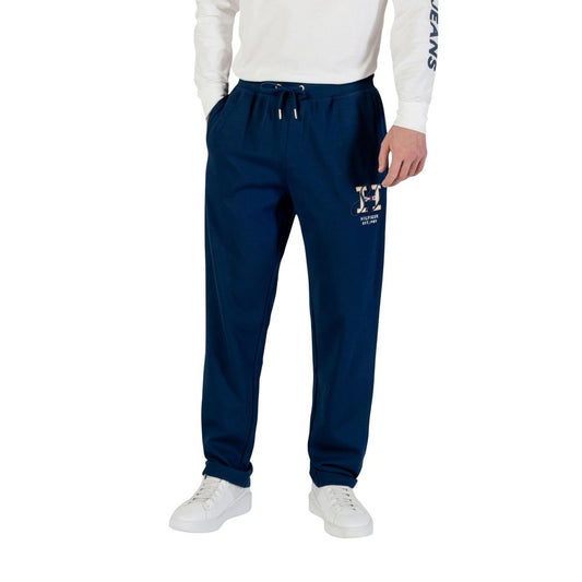 Tommy Hilfiger Blue Recycled Cotton Joggers (Workout Pants)