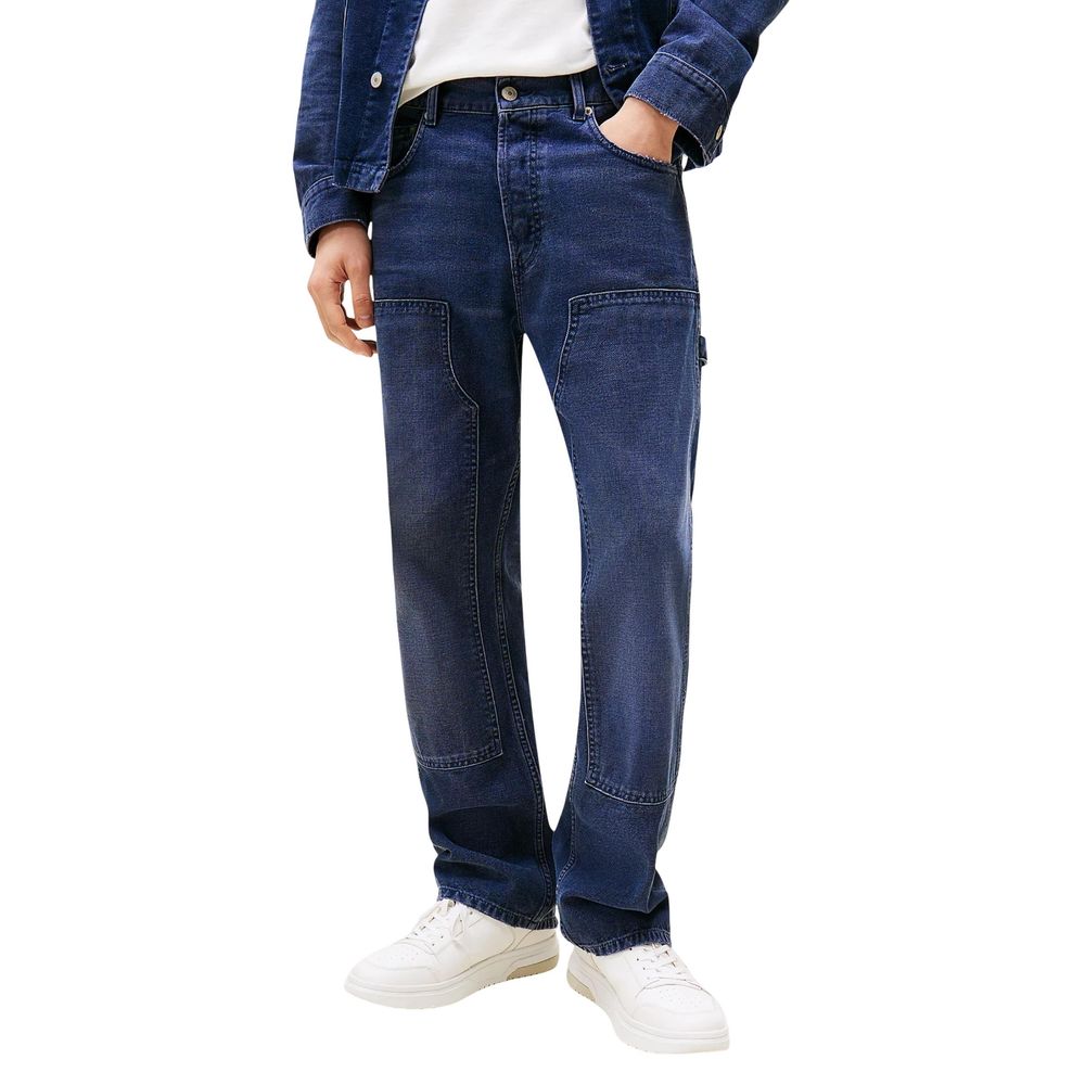 Tommy Hilfiger Jeans Blue Recycled Cotton Relaxed Fit Jeans