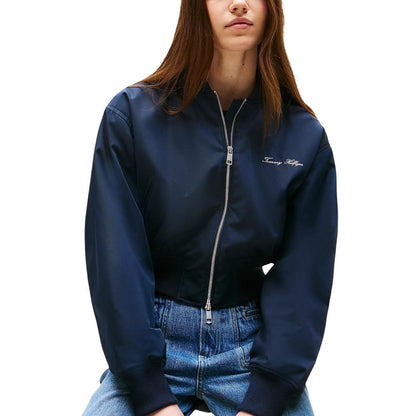 Tommy Hilfiger Blue Recycled Polyester Bomber