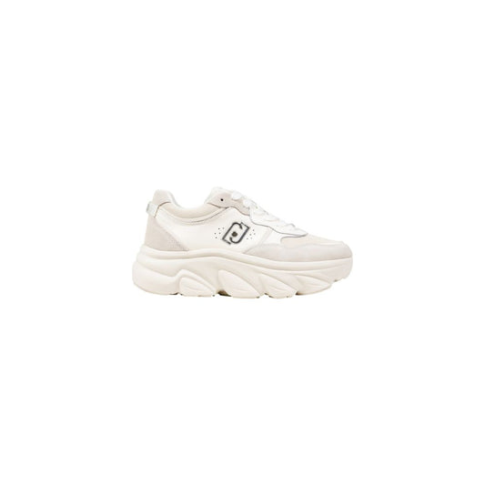 Liu Jo White Artificial Leather Chunky Sneakers