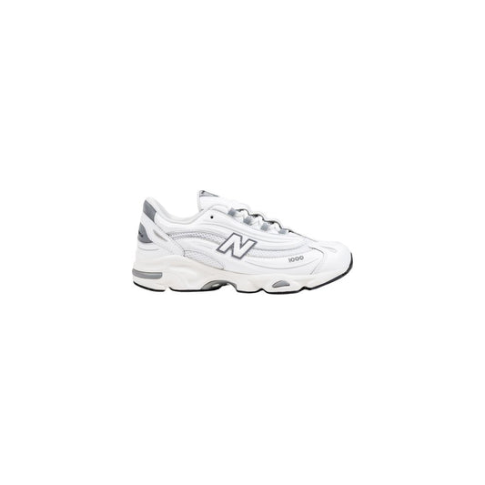 New Balance White Synthetic Athletic Sneakers