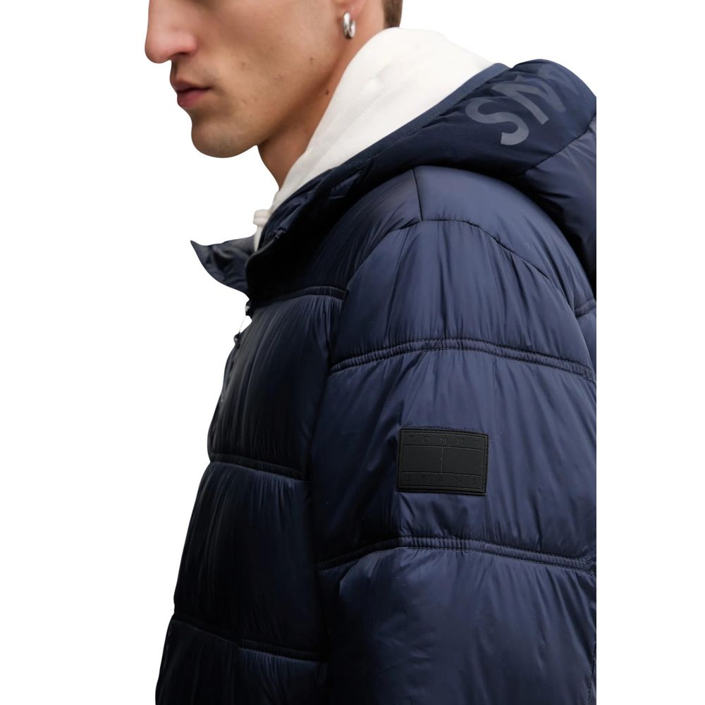 Tommy Hilfiger Jeans Blue Polyamide Full-Length Jacket
