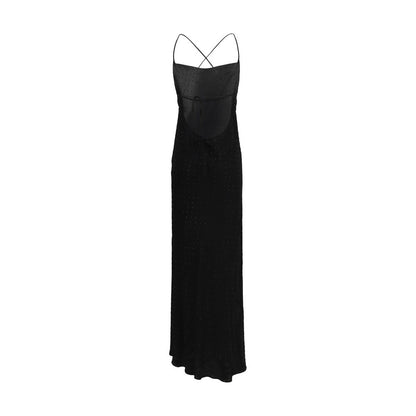 PINKO Black Polyester Cocktail Dress