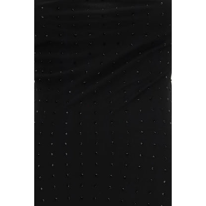 PINKO Black Polyester Cocktail Dress