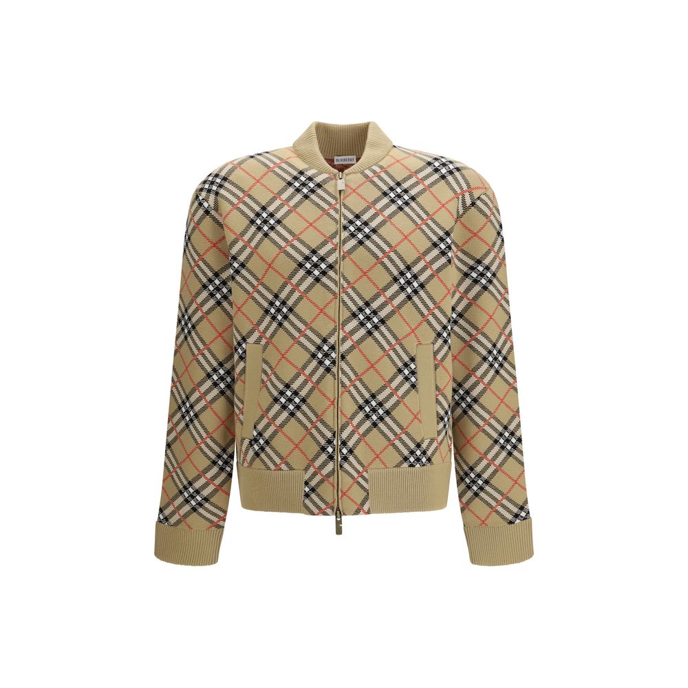 Burberry Beige Wool Bomber