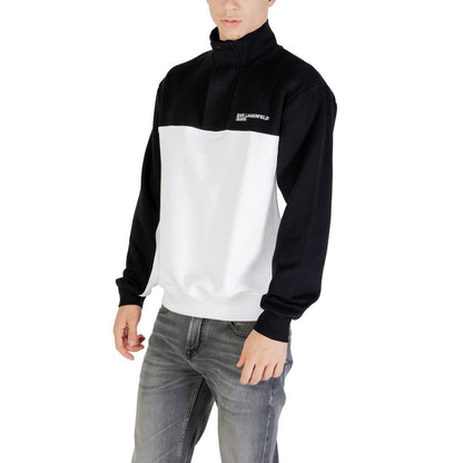 Karl Lagerfeld Black And White Horn Sweatshirt