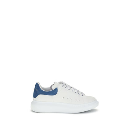 Alexander McQueen Platform Sneakers in White Calf Leather