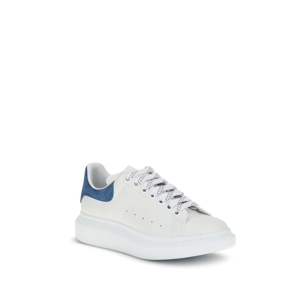 Alexander McQueen Platform Sneakers in White Calf Leather