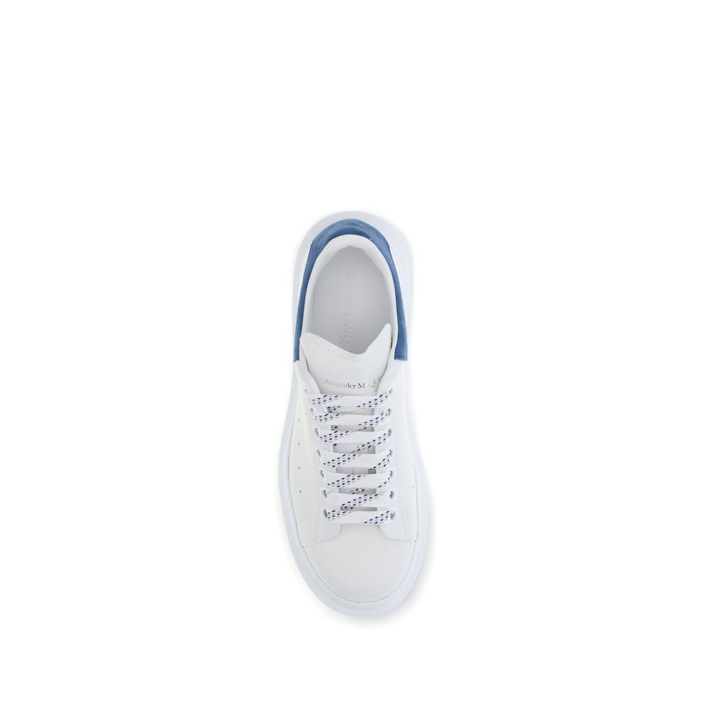 Alexander McQueen Platform Sneakers in White Calf Leather