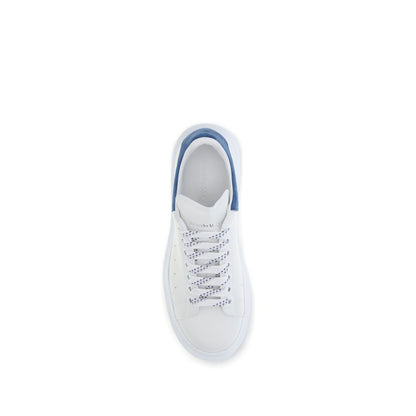 Alexander McQueen Platform Sneakers in White Calf Leather