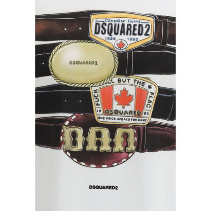 Dsquared² White Cotton T-Shirt