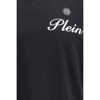 Philipp Plein Black Cotton T-Shirt