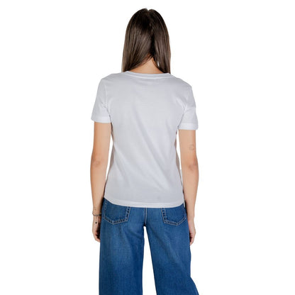 Calvin Klein Jeans White Cotton T-Shirt