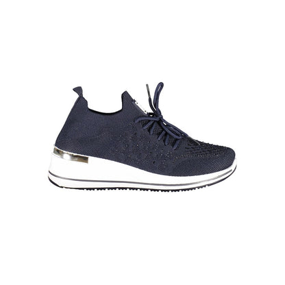Laura Biagiotti women's rhinestone sneakers – blue