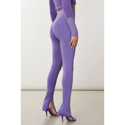 Patrizia Pepe Purple Lyocell Skinny Pants