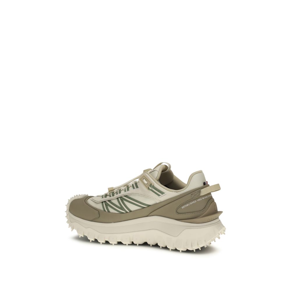 Moncler Beige Polyamide Athletic Sneakers