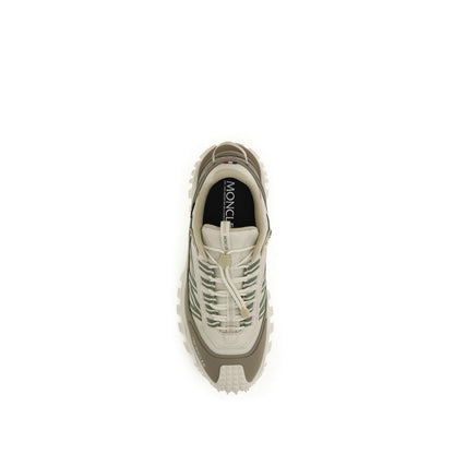 Moncler Beige Polyamide Athletic Sneakers