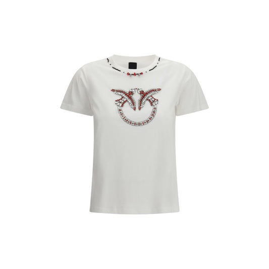 PINKO White Cotton T-Shirt