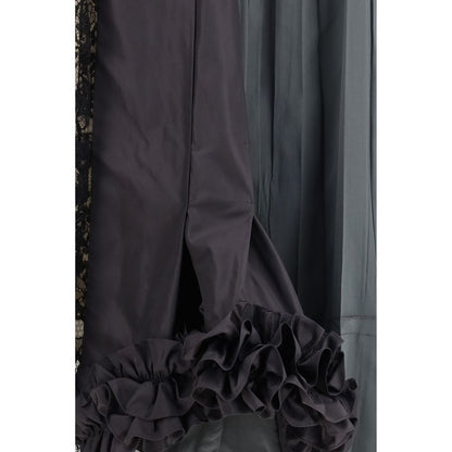 Prada Multicolor Silk Midi Skirt