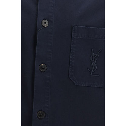 Saint Laurent Blue Cotton Denim Jacket