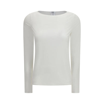 Wolford White Modal Long Sleeve T-Shirt