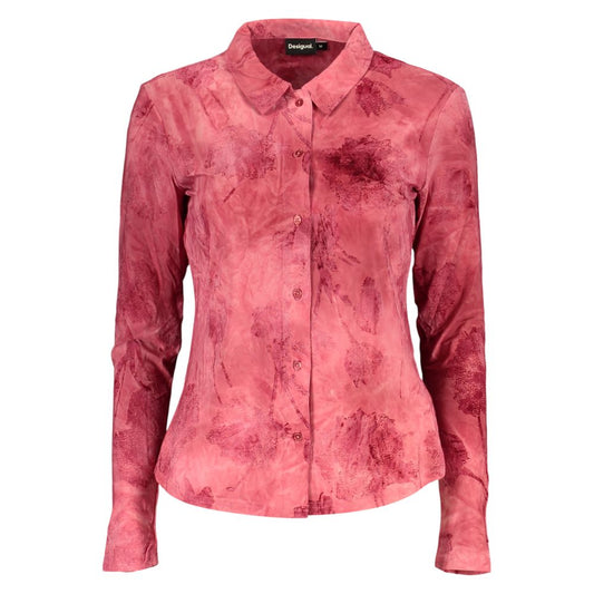 Desigual Red Polyester Womens Shirt