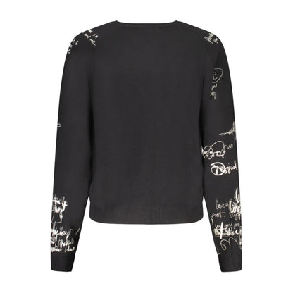 Desigual Black Viscosa Women Sweater