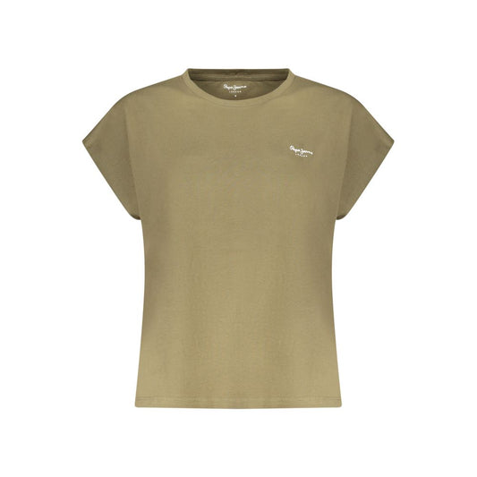 Pepe Jeans Green Cotton T-Shirt